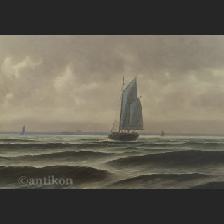 Obraz samotny biały żagiel wielki do salonu 