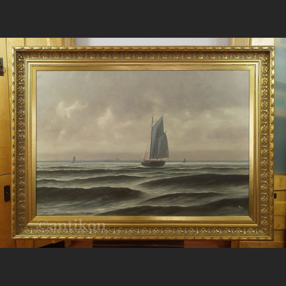 Obraz samotny biały żagiel wielki do salonu 