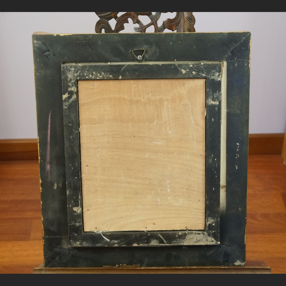 Kwiaty obraz w złotej ramie 