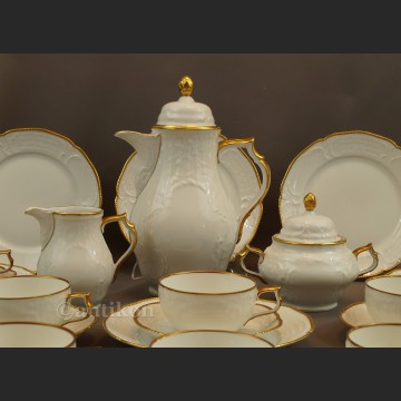 Serwis Rosenthal Sanssouci 12 osobowy biały do herbaty lata 40 XX w 