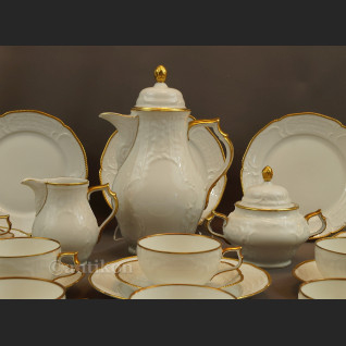 Serwis Rosenthal Sanssouci 12 osobowy biały do herbaty lata 40 XX w Serwis Rosenthal Sanssouci 12 osobowy biały do herbaty lata 40 XX w