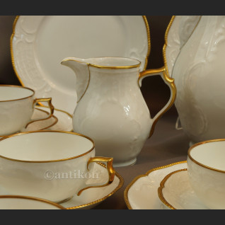 Serwis Rosenthal Sanssouci 12 osobowy biały do herbaty lata 40 XX w Serwis Rosenthal Sanssouci 12 osobowy biały do herbaty lata 40 XX w
