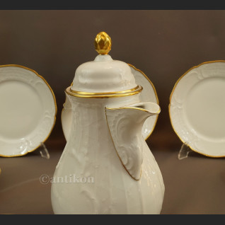 Serwis Rosenthal Sanssouci 12 osobowy biały do herbaty lata 40 XX w Serwis Rosenthal Sanssouci 12 osobowy biały do herbaty lata 40 XX w