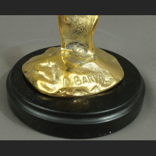 Myśliciel maska modernistyczna rzeźba złocony unikat Myśliciel maska modernistyczna rzeźba złocony unikat