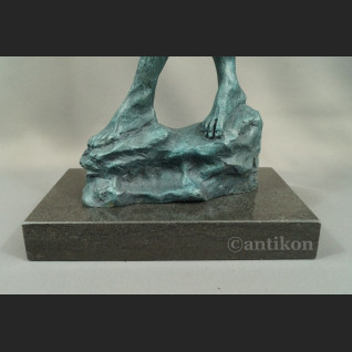 Rzeźba  A. Rodin  Adam piękny duży posąg z brązu  Rzeźba  A. Rodin  Adam piękny duży posąg z brązu