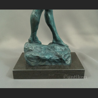 Rzeźba  A. Rodin  Adam piękny duży posąg z brązu  Rzeźba  A. Rodin  Adam piękny duży posąg z brązu