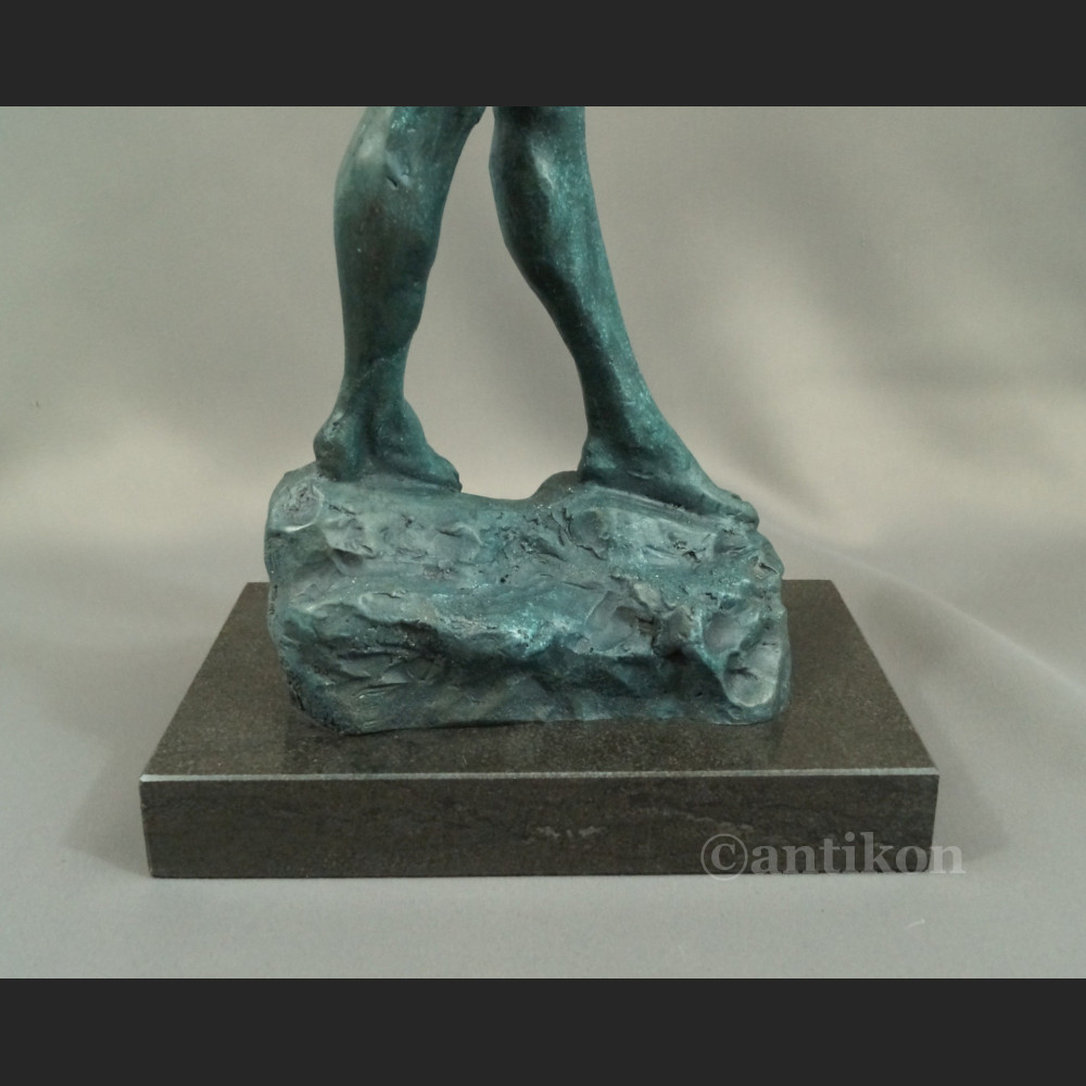Rzeźba  A. Rodin  Adam piękny duży posąg z brązu  Rzeźba  A. Rodin  Adam piękny duży posąg z brązu