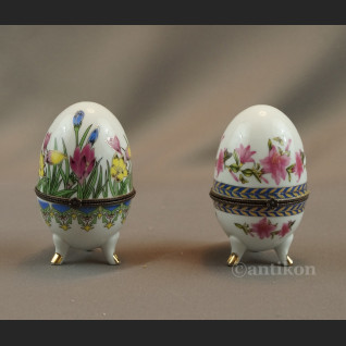 Jajo  porcelanowe szkatuła 2 sztuki