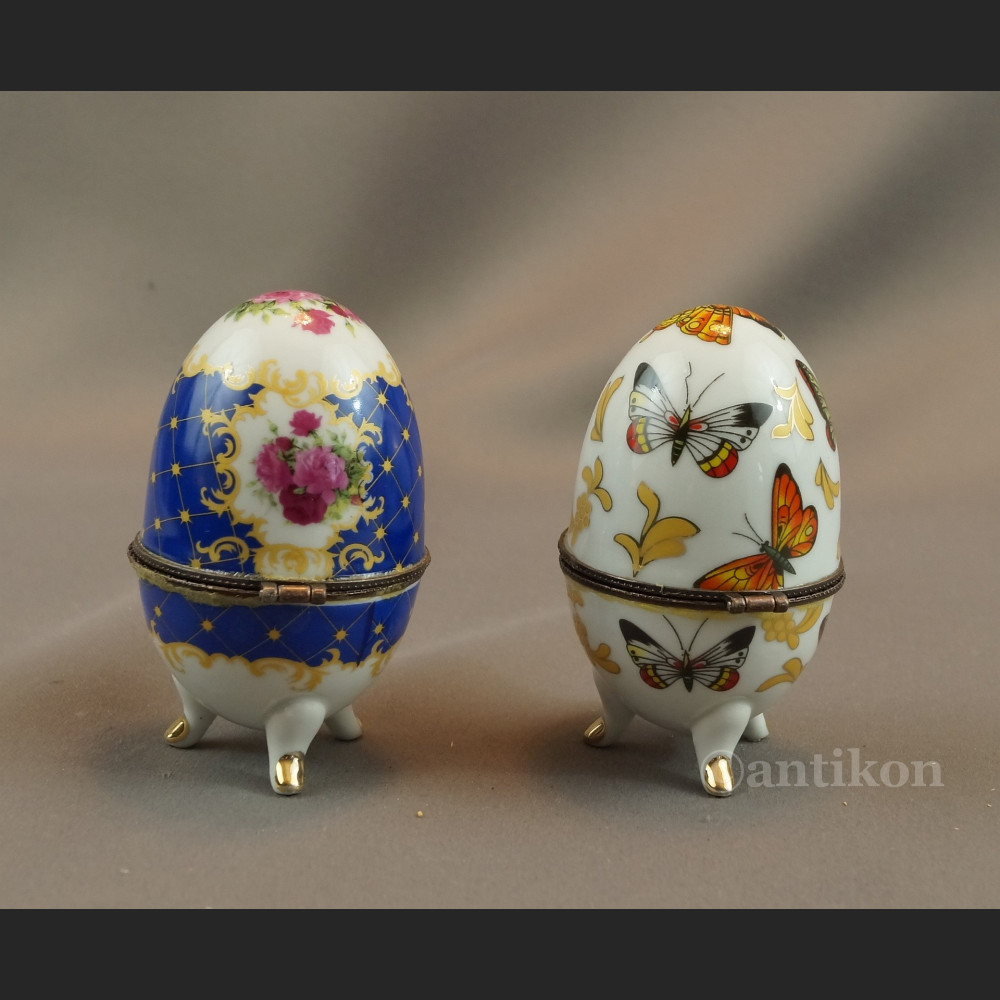 Jajko  porcelanowe puzderko na biżuterię