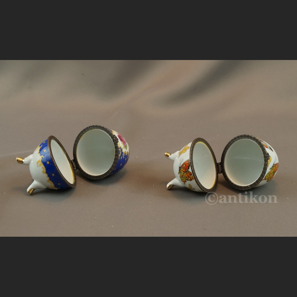 Jajko  porcelanowe puzderko na biżuterię