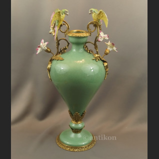 Wazon z papugami pałacowy piękny olbrzym 