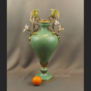 Wazon z papugami pałacowy piękny olbrzym 