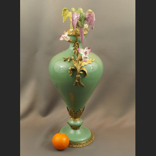 Wazon z papugami pałacowy piękny olbrzym 