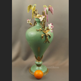 Wazon z papugami pałacowy piękny olbrzym 