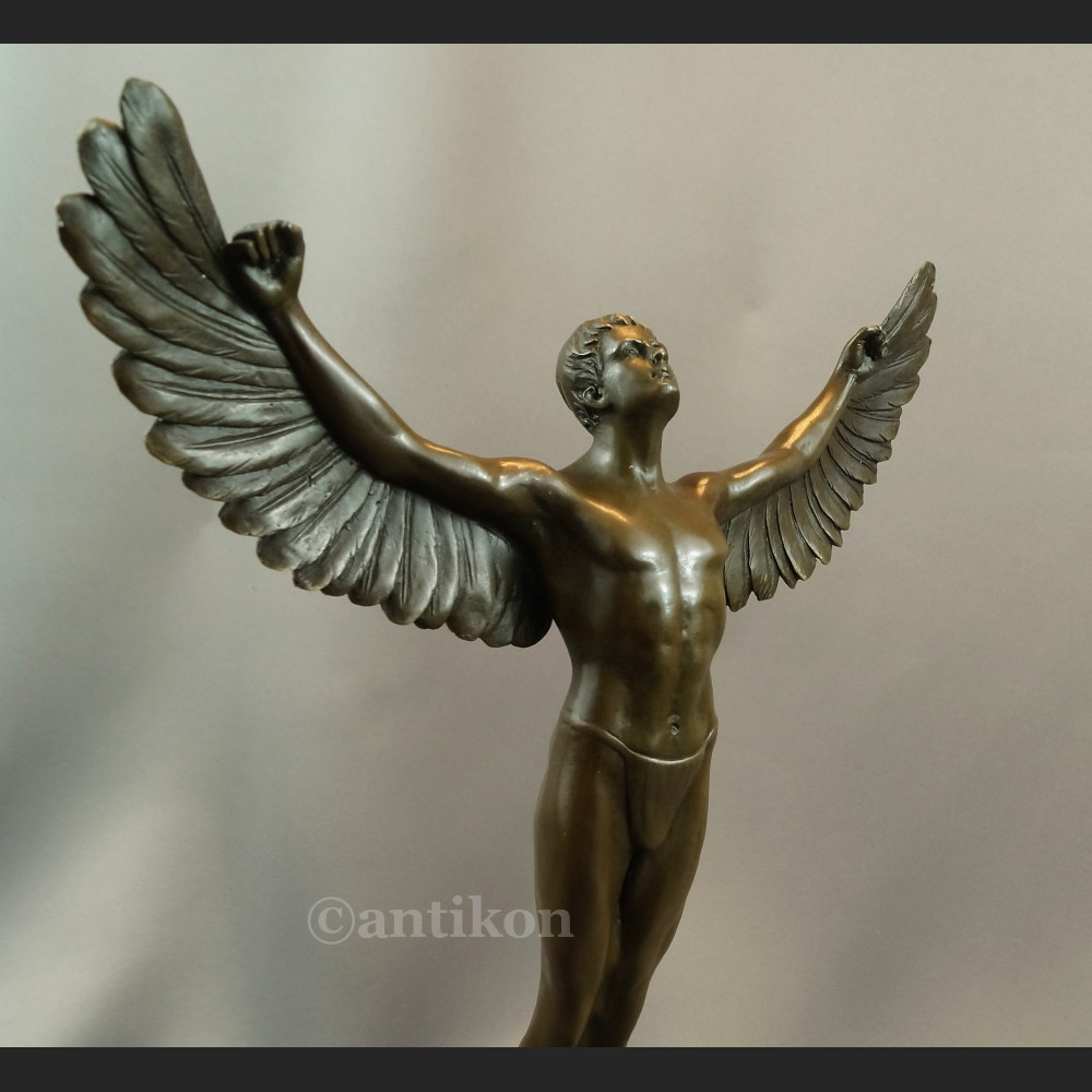 Ikar figura z prawdziwego brązu Ikar figura z prawdziwego brązu
