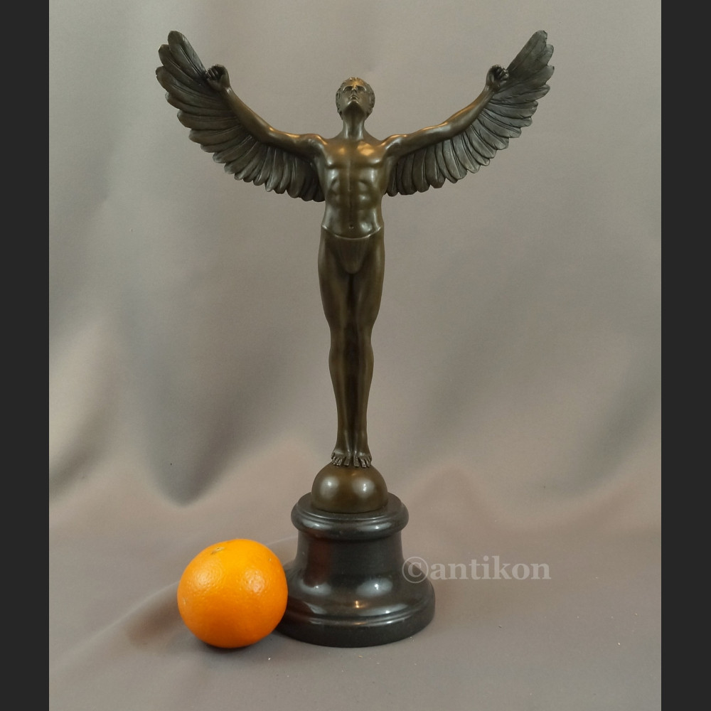 Ikar figura z prawdziwego brązu Ikar figura z prawdziwego brązu