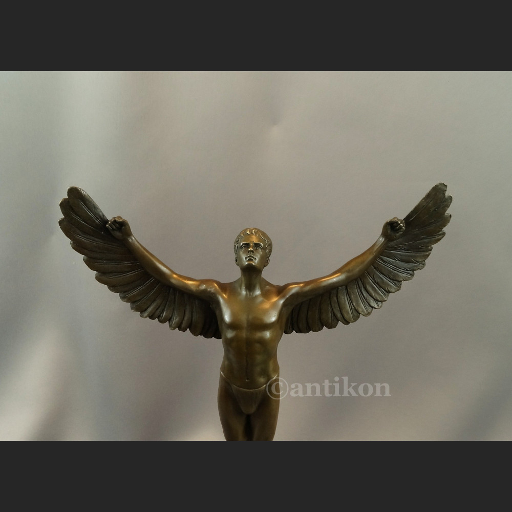 Ikar figura z prawdziwego brązu Ikar figura z prawdziwego brązu