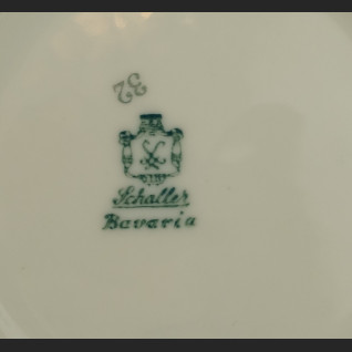 Antyczna filiżanka porcelanowa stara bawarska porcelana trio