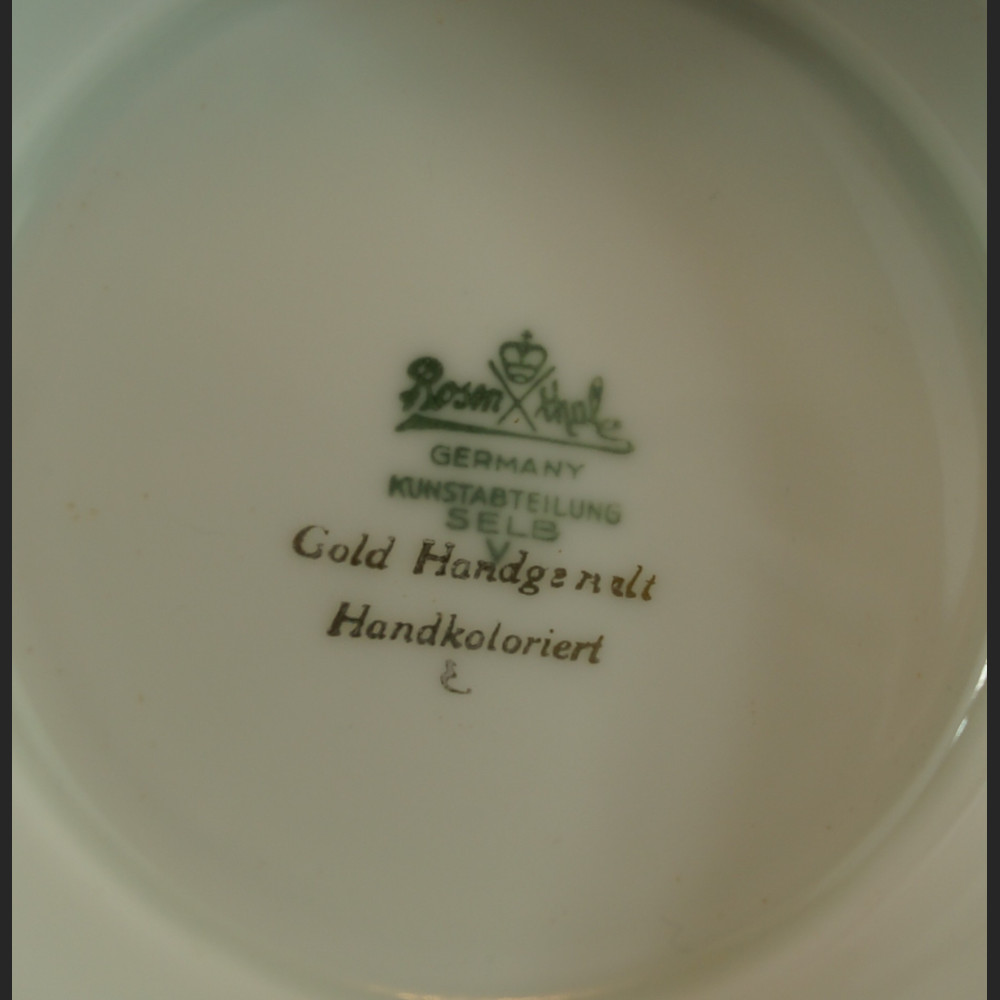 Wazon Rosenthal wielka czarna kula ręcznie malowana Wazon Rosenthal wielka czarna kula ręcznie malowana