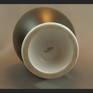 Wazon Rosenthal duży czarny z różą 