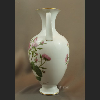 Wazon Rosenthal biały z różami duży Wazon Rosenthal biały z różami duży