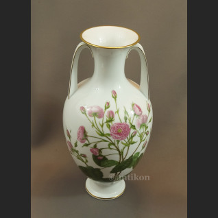 Wazon Rosenthal biały z różami duży Wazon Rosenthal biały z różami duży