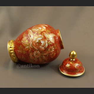 Wazon Rosenthal czerwona kula ręcznie malowana Wazon Rosenthal czerwona kula ręcznie malowana