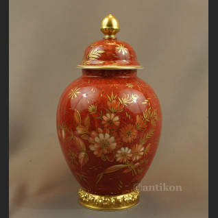 Wazon Rosenthal czerwona kula ręcznie malowana Wazon Rosenthal czerwona kula ręcznie malowana