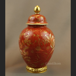 Wazon Rosenthal czerwona kula ręcznie malowana Wazon Rosenthal czerwona kula ręcznie malowana