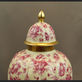 Wazon Thomas Ivory gr Rosenthal wielka amfora z różami Wazon Thomas Ivory gr Rosenthal wielka amfora z różami