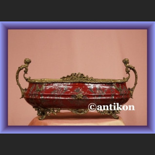 Żardiniera porcelanowa waza z syrenami 