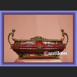 Żardiniera porcelanowa waza z syrenami 