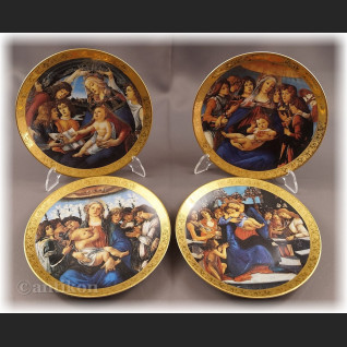 Talerze kolekcjonerskie Madonna Boticcelli  włoska cała kolekcja Talerze kolekcjonerskie Madonna Boticcelli  włoska cała kolekcja