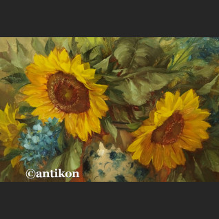 Słoneczniki obraz olejny do salonu  Słoneczniki obraz olejny do salonu