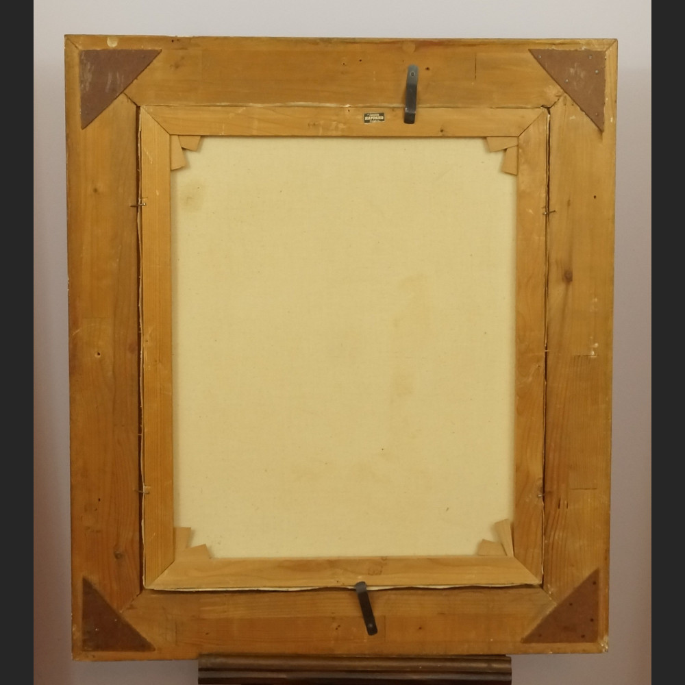 Malarstwo marynistyczne stary olej w pięknej ramie 