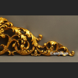 Zwieńczenie ażurowe złote wić roślinna nadproże Zwieńczenie ażurowe złote wić roślinna nadproże