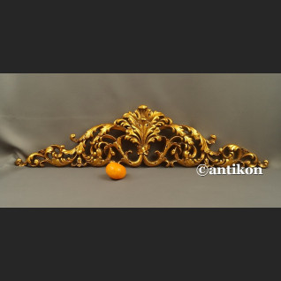 Zwieńczenie ażurowe złote wić roślinna nadproże Zwieńczenie ażurowe złote wić roślinna nadproże