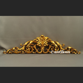 Zwieńczenie ażurowe złote wić roślinna  nadproże 