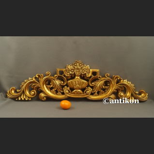 Nadproże  ażurowe złote kwiaty zwieńczenie 