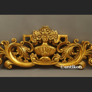 Nadproże  ażurowe złote kwiaty zwieńczenie 