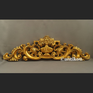 Nadproże  ażurowe złote kwiaty zwieńczenie 