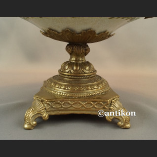 Patera z brązem duża z papużkami Patera z brązem duża z papużkami