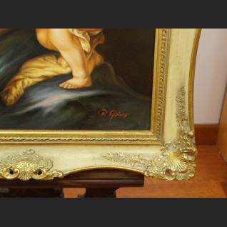 Madonna z Jezuskiem obraz olejny religijny wg Murillo Madonna z Jezuskiem obraz olejny religijny wg Murillo