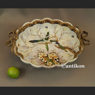 Patera porcelanowa z jaskółkami