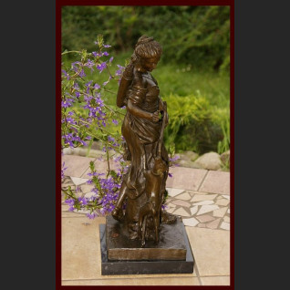 DIANA PATRONKA MYŚLIWYCH PIĘKNY OGROMNY BRĄZ