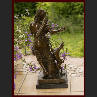 DIANA PATRONKA MYŚLIWYCH PIĘKNY OGROMNY BRĄZ