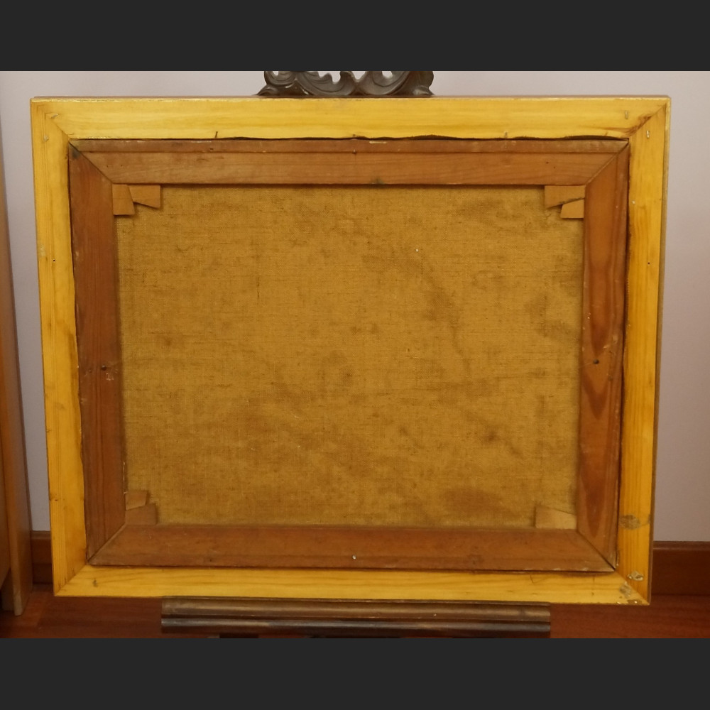 Pejzaż wiosna nad rzeką impresja 