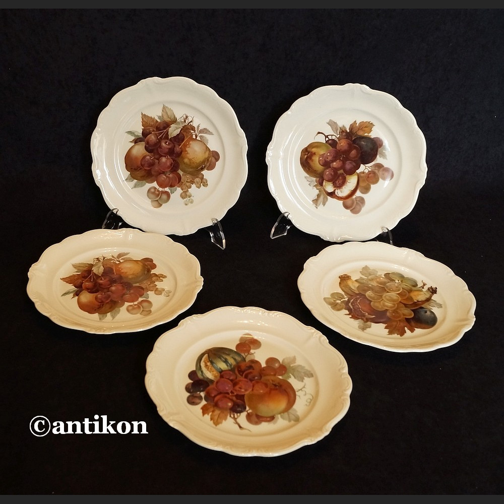 Talerze z owocami  Rosenthal Pompadour