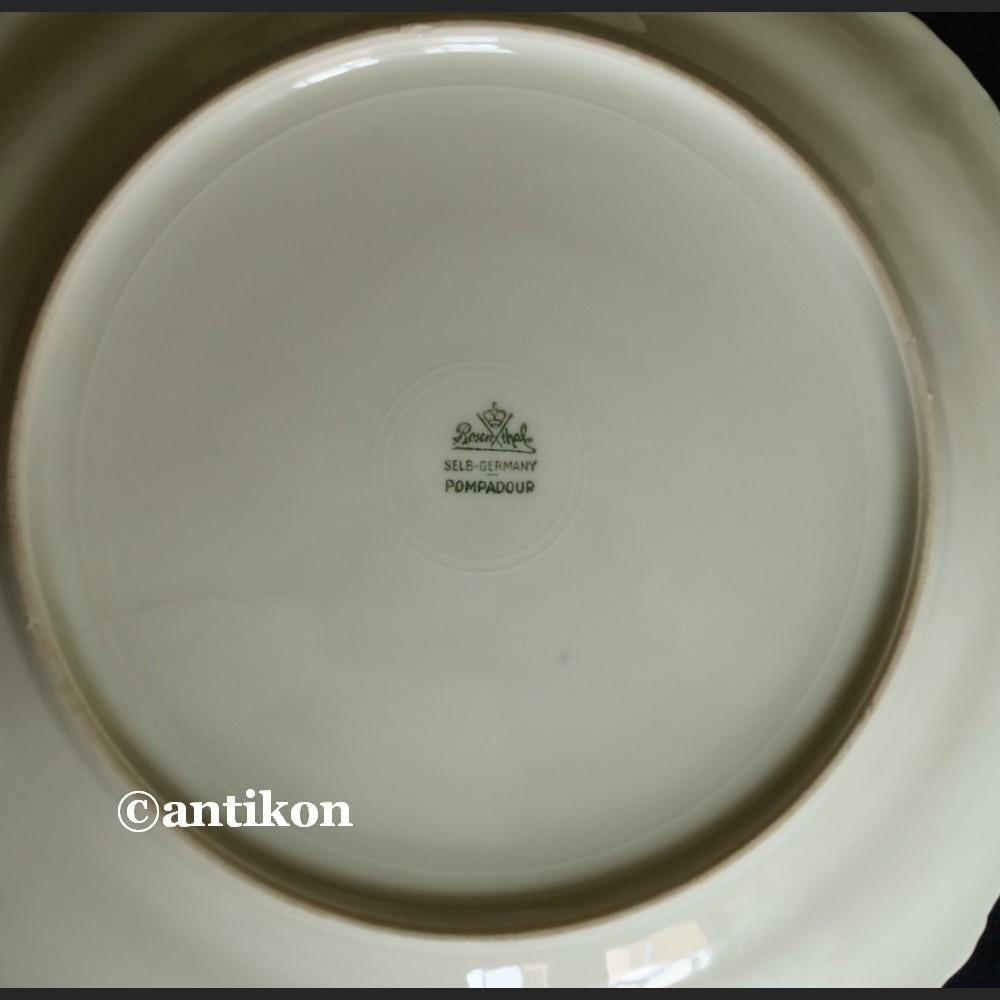 Talerze z owocami  Rosenthal Pompadour