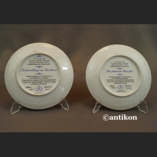 Talerze kolekcjonerskie Romantyczne osady 6 sztuk kolekcja